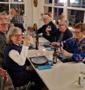 Fællesspisning på Samsted i februar 2024